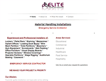 Tablet Screenshot of eliteindustrialservices.com